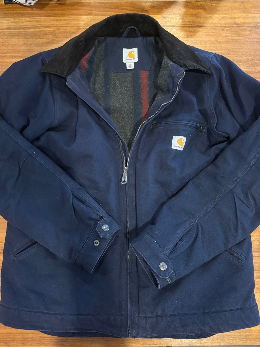 Excellent condition Vintage Carhartt Duck Detroit Jacket sz M tall